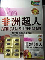 Африканський Супермен таблетки для потенції засіб для потенції і збільшення члена 8 таблеток упаковка