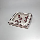 Коробка для пряника, 200*200*30 мм, з вікном, "Вишиванка", фото 3