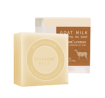 Мило ручної роботи SERSANLOVE Goats Milk Essential Oil Soap з ефірною олією козячого молока 100 г