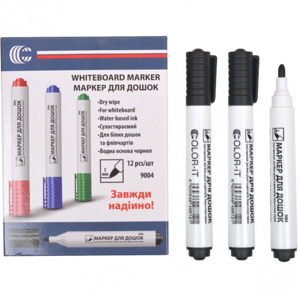 Маркер (для дошки) чорний 9004 "С" KNZ