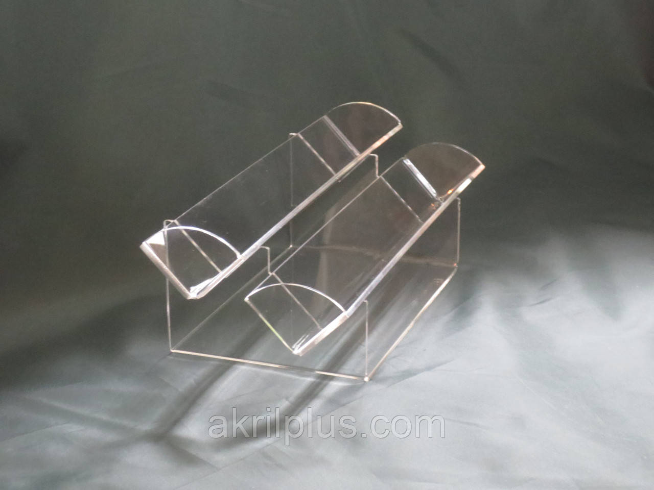 Підставка для макаронс похила 2-х ярусна на 2 доріжки, фото 1