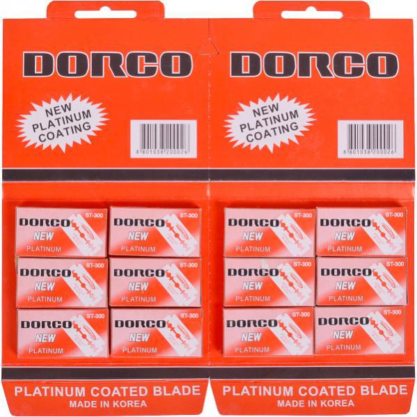 Леза DORCO класичні двосторонні KNZ