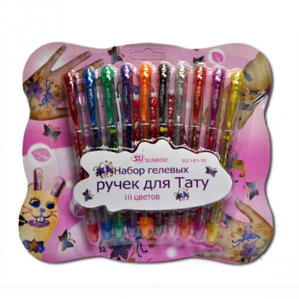 Набір ручок "tattoo" 10 кольорів 8018-10 KNZ