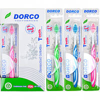 Зубные щетки "Dorco" 18,5 см с гибкой головкой