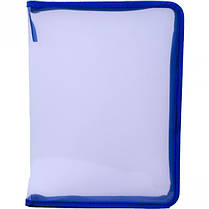 Папка А4 на змійці 305 прозора 3 кольори KNZ, фото 3