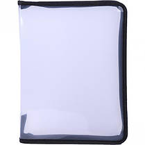 Папка А4 на змійці 305 прозора 3 кольори KNZ, фото 4