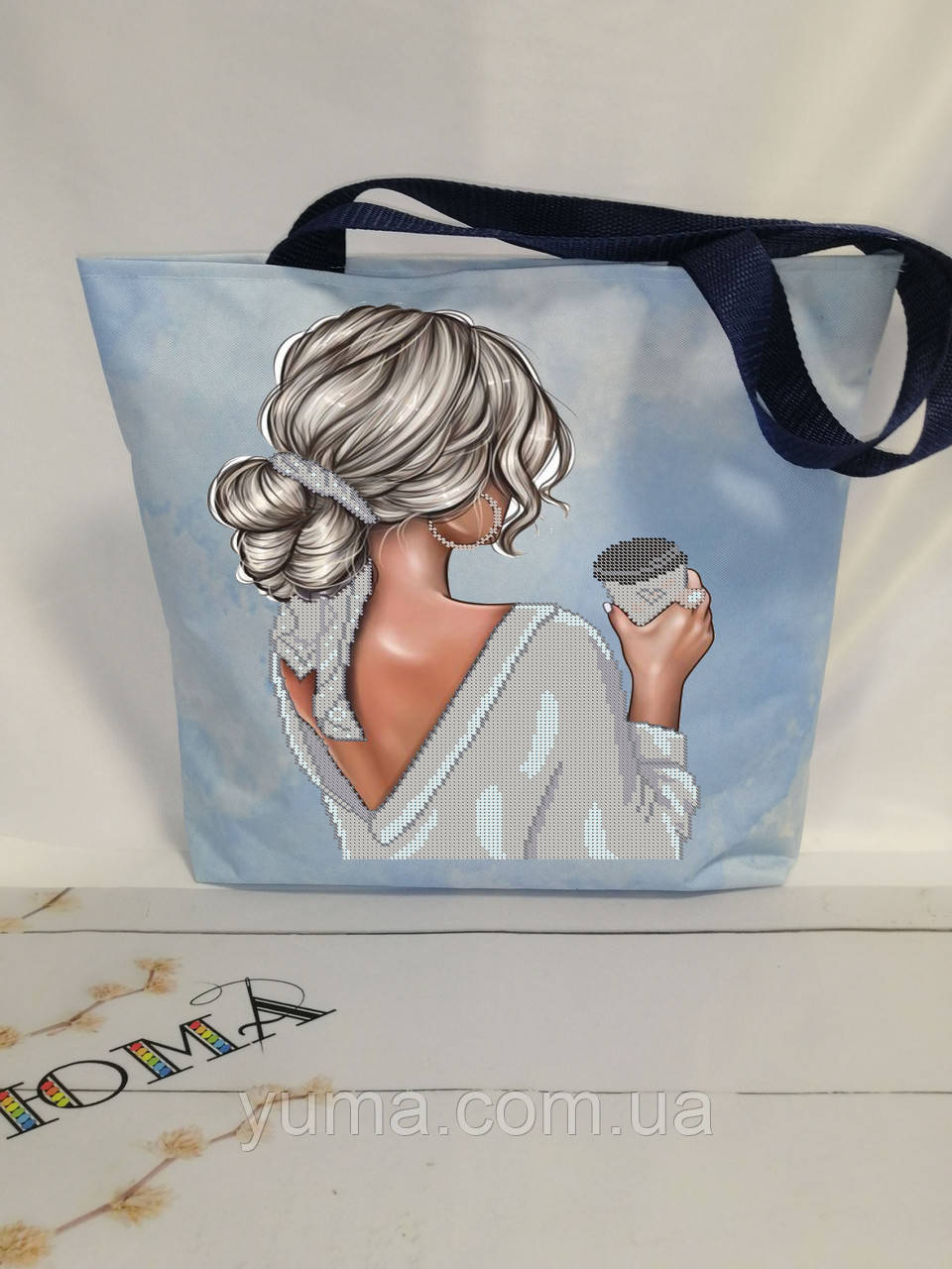 Сумка для вишивки бісером кольорова, фото 1