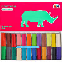 Пластилін 24 кольори Гамма "Захоплення" 384 г KNZ