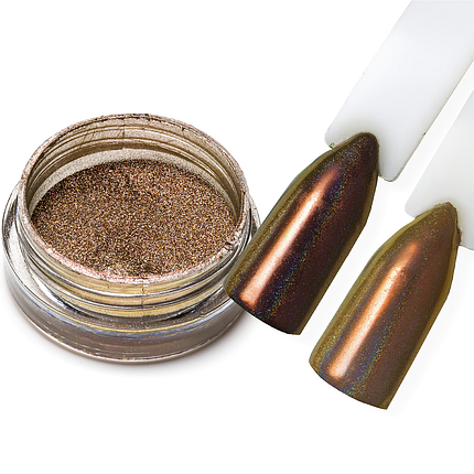 Дзеркальна втирка, пудра Голограмная Павич №12 2 г, фото 1