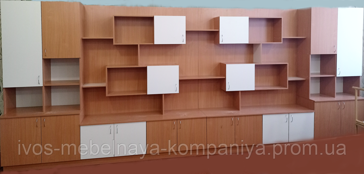 Модульная стенка с открытыми полками для физики (ID#1440113176), цена ...