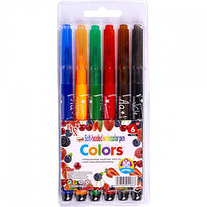 Фломастер - пензлик 6 кольорів "Colors"1818-6 KNZ, фото 4
