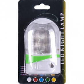 Нічничок з датчиком освітлення 1W 220V 8*6см KNZ, фото 3