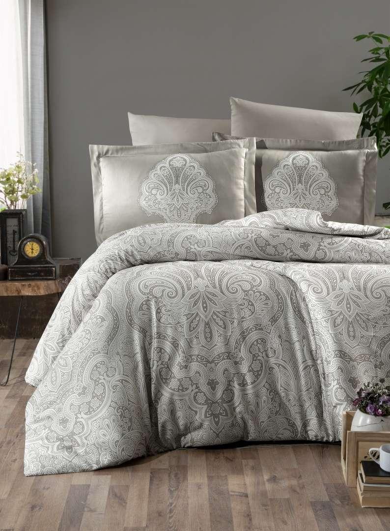Постільна Білизна First Choice Cotton Satin Milena Beige Сімейний