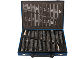 Набір свердел зі швидкорізальної сталі для дерева металу HSS Двосторонні свердла 170 шт. у валізі