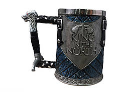 Кружка Чашка Келих Гра Престолів King in the North Targaryen 3D Король Півночі