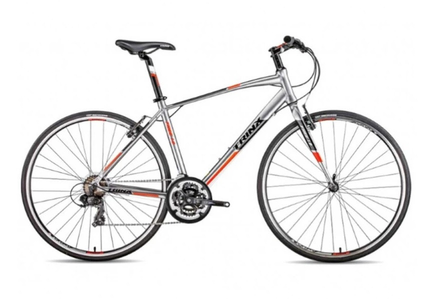 Велосипед TRINX Free 1.0 28" рама - S Grey-Black-Red