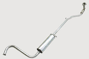 Резонатор Ланос, Сенс Євро-3 (під хомут седан) (293-047) BOSAL.Оригінал. Нержавіюча сталь. Посилений /Босал/
