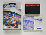 Sonic The Hedgehog 2 Sega Master System 8-bit cartridge (оригинал) PAL, фото 2