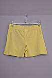 Спідниця-шорти для дівчинки Л-348 зріст 140 164 жовті, фото 2