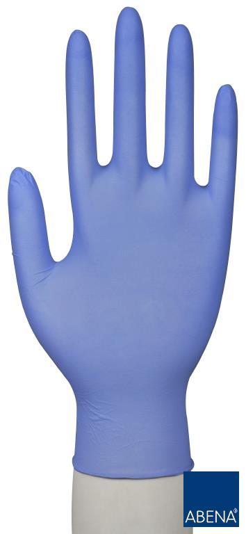 Перчатки нитриловые неопудренные ABENA Classic (голубые) 100 шт XL - фото 1 - id-p1440157197
