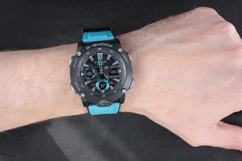 Наручные часы мужские ударопрочные оригинальные Casio G-Shock GA-2000-1A2ER Япония с полимерным ремешком - фото 7 - id-p1127424320