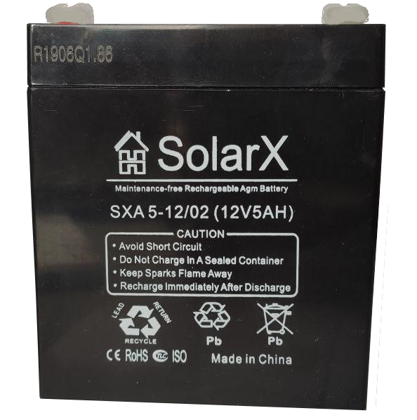 Акумулятор SolarX SXA 5-12, фото 1