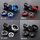 Фото лінзи об'єктиви для телефона 3 в 1, фото 2