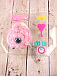 Пухнастик - блукаюча зурка, няшка іграшка сюрприз Scruff A Luvs рожевий (Живі фото!), фото 2