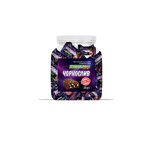 Цукерки без цукру Power Pro Чорнослив 255 g, фото 1