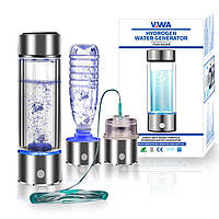 Генератор Водородной Воды 0.4л - 2 литров с Ингалятором и Адаптером для бутылок Малазия-Япония год Гарантия