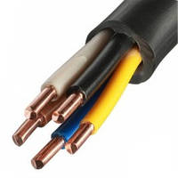 Кабель силовий мідний моноліт ВВГ 5x4 ЗЗКМ