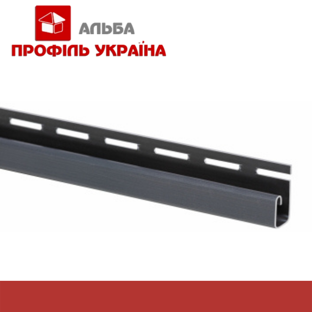 Айдахо - карнизна підшивка - J-планка ГРАФІТОВА Айдахо 3,05 М