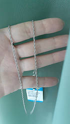 Срібний ланцюжок плетіння синінгпур