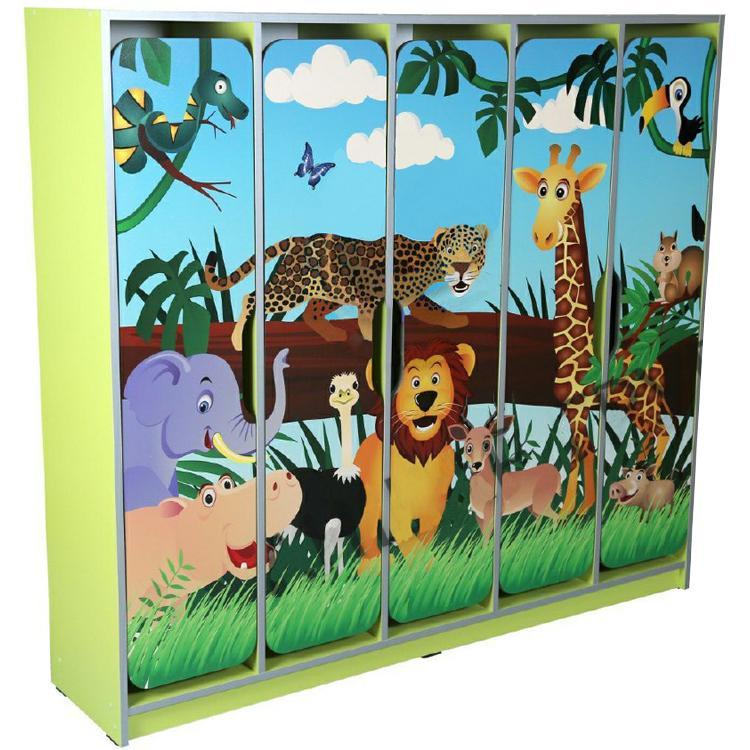 Шафа дитяча 5-місна з фотодруком "Савана", фото 1