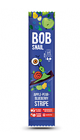 Натуральные Яблочно-Грушево-Черничные Страйпс ТМ BOB SNAIL пастила без сахара Улитка Боб