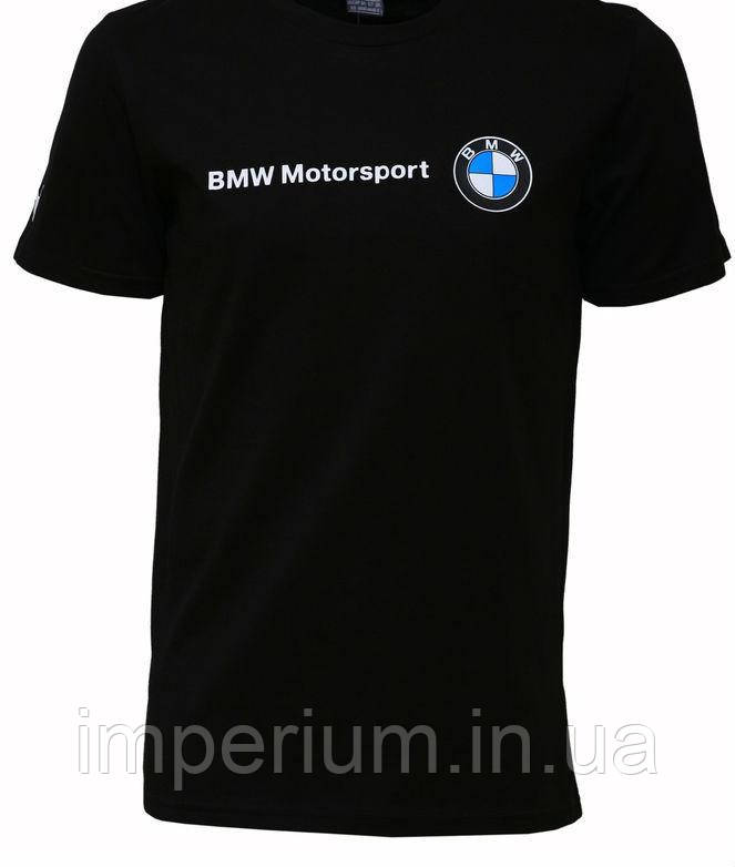 Чорна футболка пума | bmw motorsport