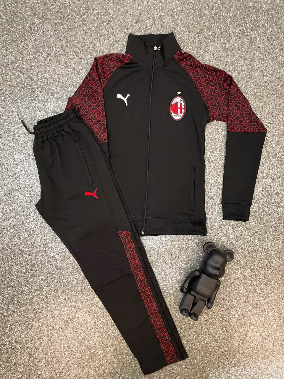 Спортивный костюм мужской Milan стильный темный весна/лето футбольный