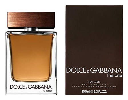 Dolce & Gabbana The One For Men Туалетна вода 100 ml EDT (Дольче Габбана Зе Ван Фо Мен) Чоловічий Парфум, фото 2