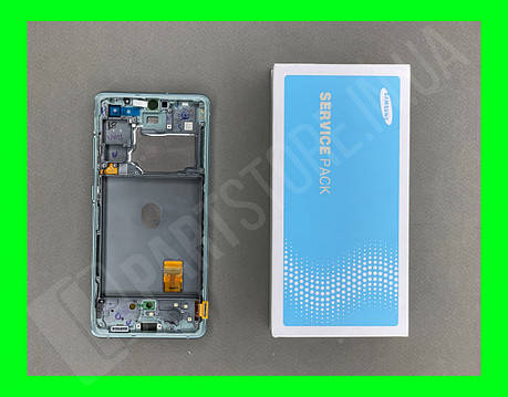 Дисплей Samsung G780 Green S20 FE (GH82-24220D) сервісний оригінал у зборі з рамкою, фото 2