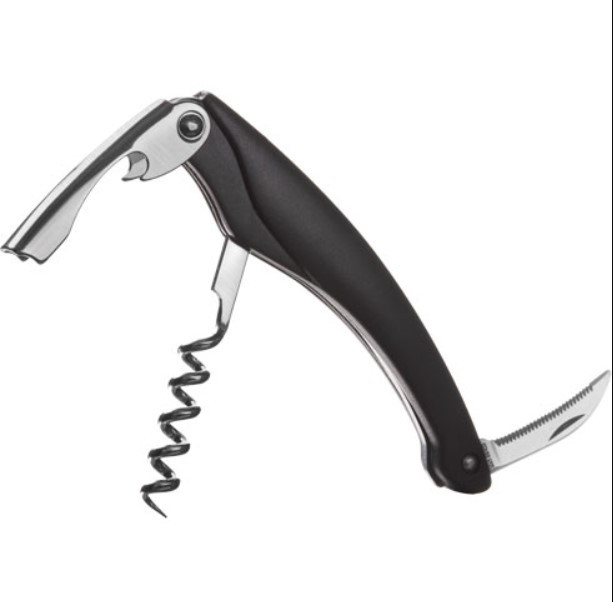 Штопор WAITER'S CORKSCREW BLACK (VacuVin)
