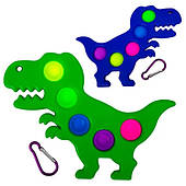 Сенсорна іграшка - брелок Simple Dimple Динозавр 13 х 19,5 см