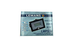 Прожектор із датч. дв. LED 50W 6500K IP65 3000lm LMPS56