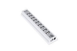 USB-хаб, розгалужувач 10 портів USB2.0 480Mbps