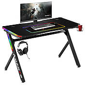 Геймерський стіл Комп'ютерний Huzaro Hero 4.5 RGB Świeci Бренди Європи