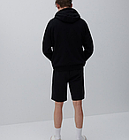 Sweatshirt Jordan Толстовка чоловіча спортивна чорна Світшот з капюшоном з логотипом Джордан Кенгуруха Худі, фото 6