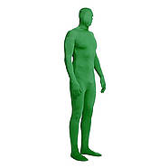 Зелений костюм хромакей (Green Greenscrеen Chromakey) CB-M для кеїнга, постпродакшина, фото 8