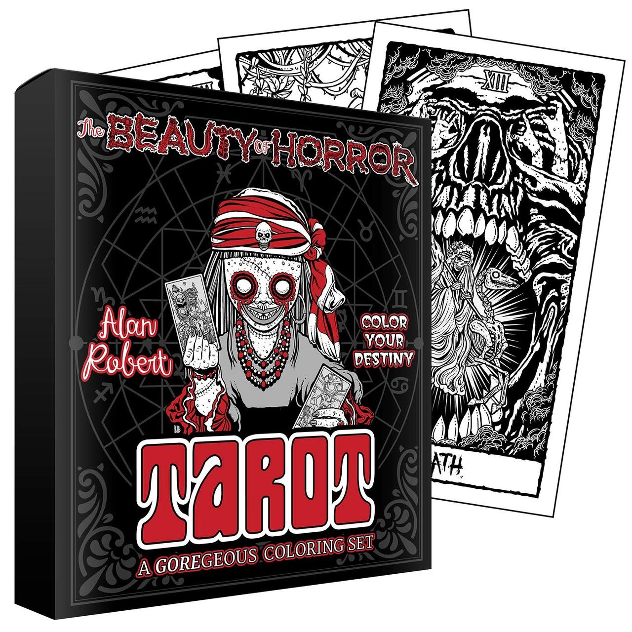 The Beauty of Horror: Color Your Destiny Tarot/ Краса жаху: Таро Розфарбуй Свою Долю