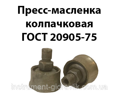 Прес-оливка ковпачкова ГОСТ 20905-75 6,3 різь 10*1 діаметр 31 мм висота 17 мм