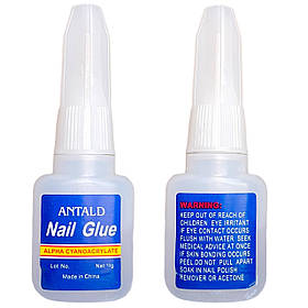 Клей для накладних нігтів (тіпсів) ANTALD Nail Glue, 10 р.