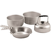 Набір посуду для трьох осіб Easy Camp Adventure Cook Set M Silver (580038) 929029